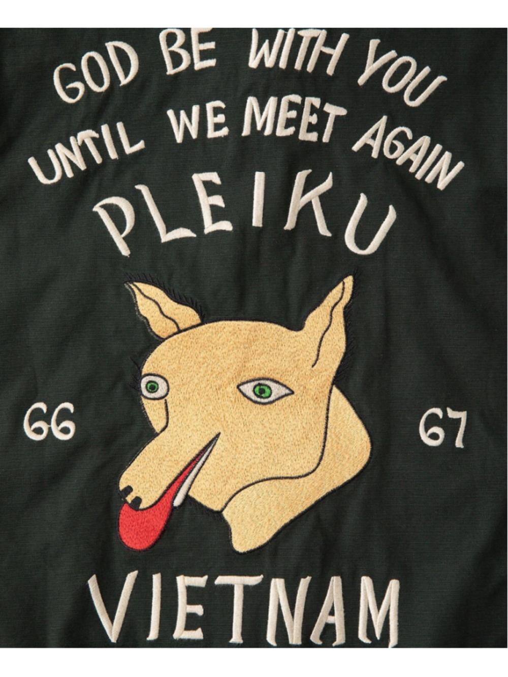 Non Stock Military 66/67 Vietnam War Souvenir Tour Jacket Embroidered S - Picture 4 of 8